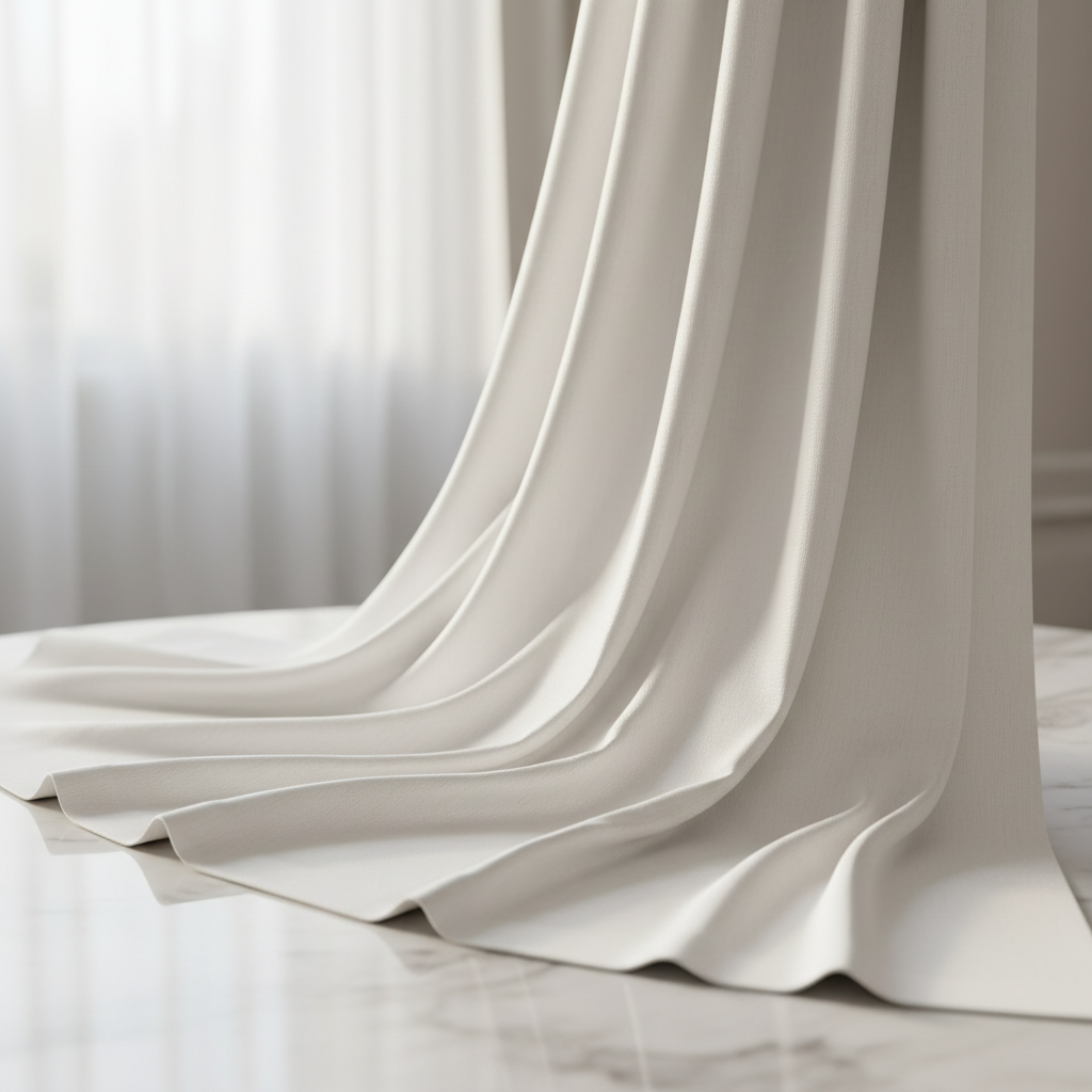 a really nice white silk